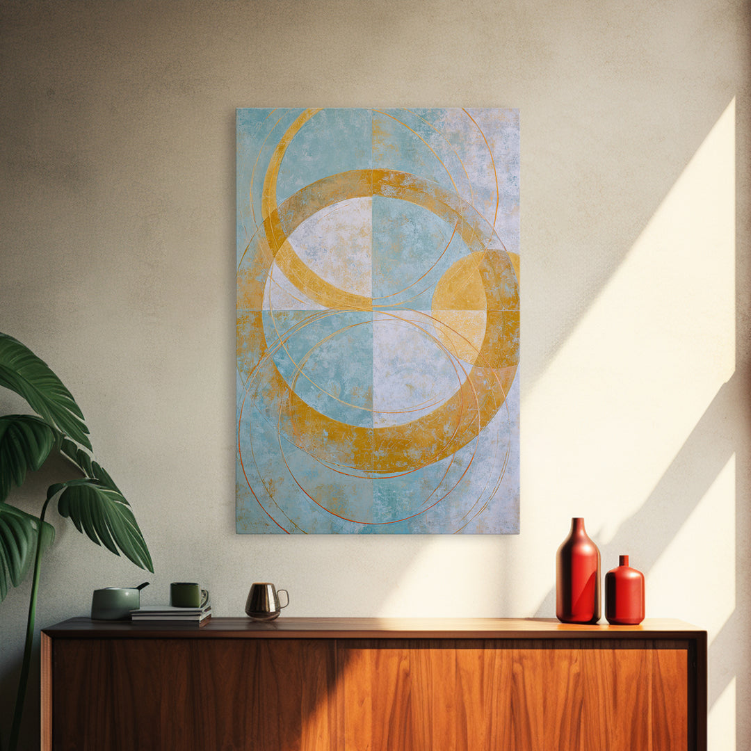 Jump Rope Motion Forming Circular Energy Lines Framed Canvas Print, Gym Art, Black Girl Wall Art, Gym Decor, Abstract Art, GYM-2x3-13