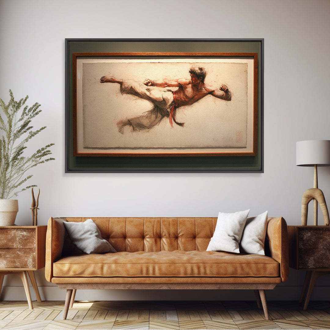 Medicine Ball and Chalk Still Life Framed Canvas Print, Gym Art, Gallery Decor, Gym Decor, Fine Art, Strength, Wall Art, GYM-3x2-27