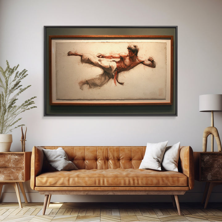 Medicine Ball and Chalk Still Life Framed Canvas Print, Gym Art, Gallery Decor, Gym Decor, Fine Art, Strength, Wall Art, GYM-3x2-27