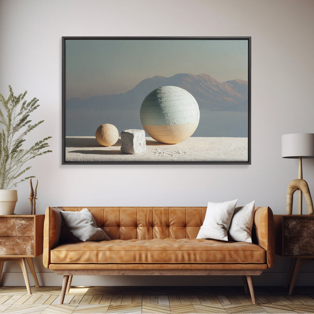 Medicine Ball and Chalk Still Life Canvas Print, Gym Art, Printable Wall Art, Gym Decor, Fine Art, Strength, Sports Decor, GYM-3x2-75