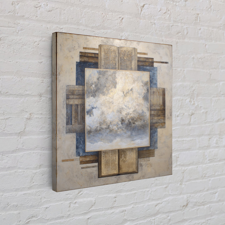 Large Cloudscape with Subtle Drama Canvas Print, Hotel Art, Gallery Decor, Hotel Decor, Fine Art, Boutique, Wall Art, HOT-1x1-17