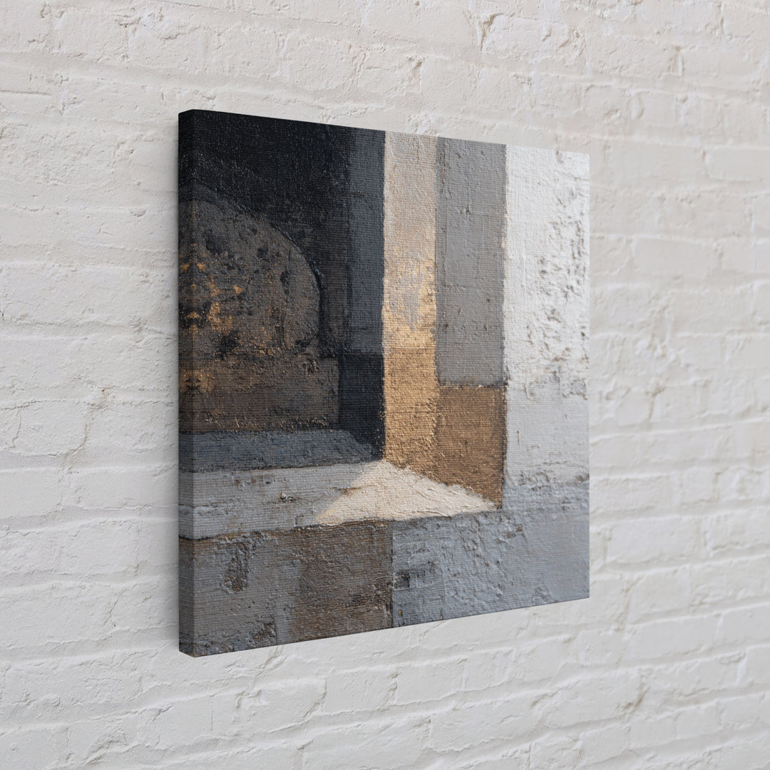 Minimal Architectural Arch Study Framed Canvas Print, Hotel Art, Hotel Decor, Oil Painting, Boutique, Modern Wall Art, HOT-1x1-28