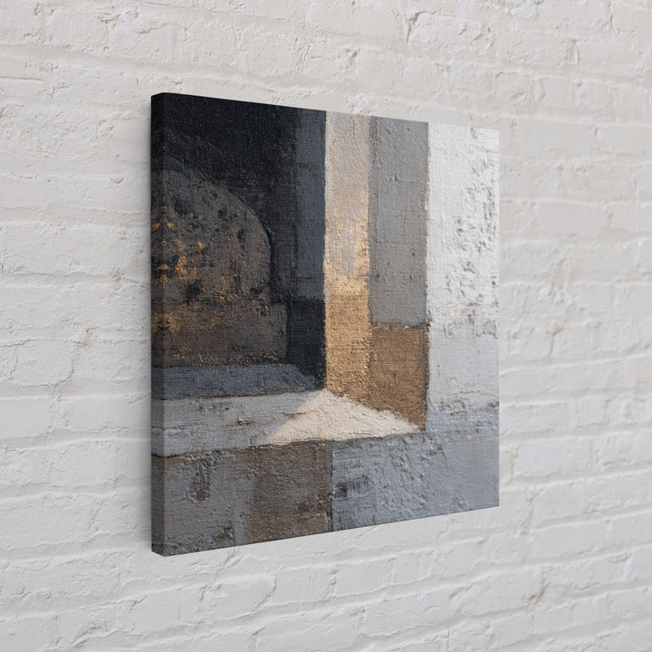 Minimal Architectural Arch Study Framed Canvas Print, Hotel Art, Hotel Decor, Oil Painting, Boutique, Modern Wall Art, HOT-1x1-28