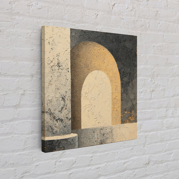 Sophisticated Neutral Abstract Canvas Print, Hotel Art, Room Decor, Hotel Decor, Abstract Art, Boutique, Hazbin Hotel, HOT-1x1-49