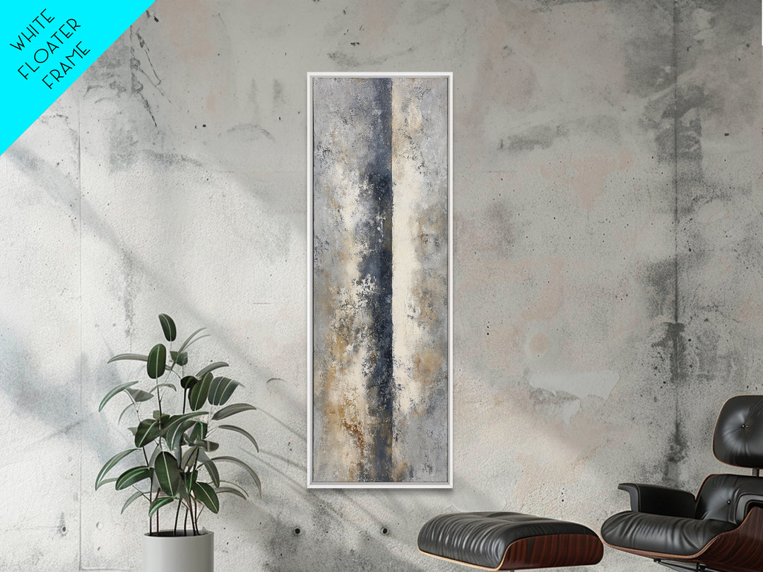 Sophisticated Neutral Abstract Canvas Print, Hotel Art, Minimalist Decor, Hotel Decor, Fine Art, Boutique, Large Wall Art, HOT-1x3-13