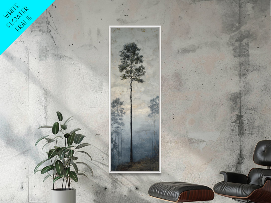Luxury Monochrome Landscape Canvas Print, Hotel Art, Neutral Decor, Hotel Decor, Oil Painting, Boutique, Home Decor, Poster, HOT-1x3-18