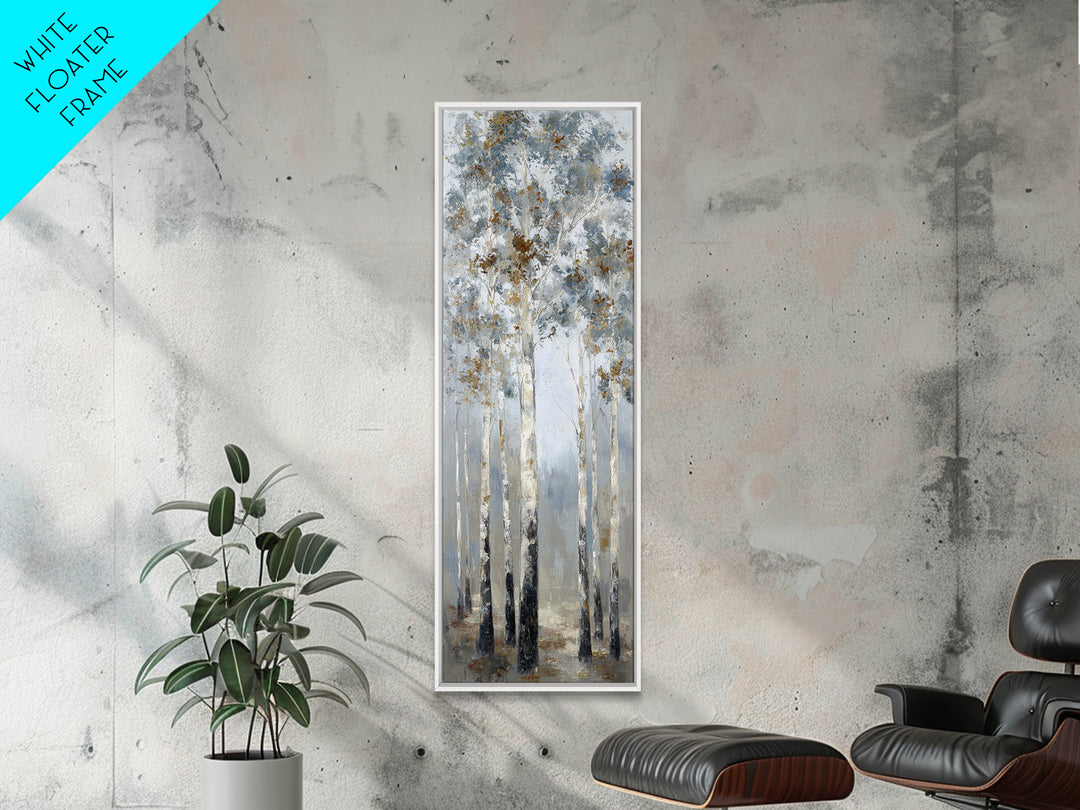 Misty Forest with Refined Calm Atmosphere Canvas Print, Hotel Art, Travel Poster, Hotel Decor, Fine Art, Boutique, HOT-1x3-2