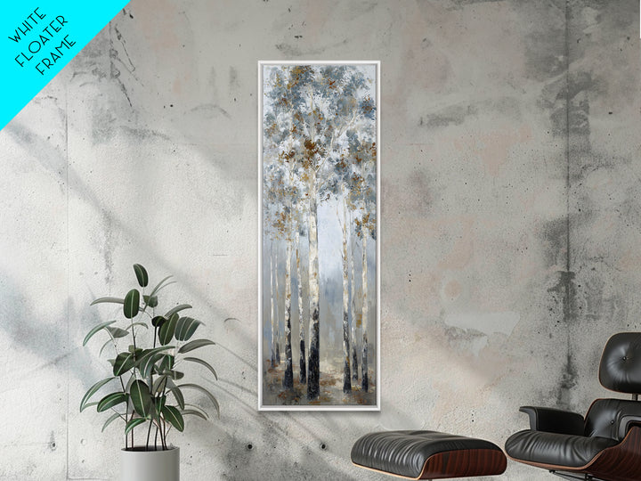 Misty Forest with Refined Calm Atmosphere Canvas Print, Hotel Art, Travel Poster, Hotel Decor, Fine Art, Boutique, HOT-1x3-2