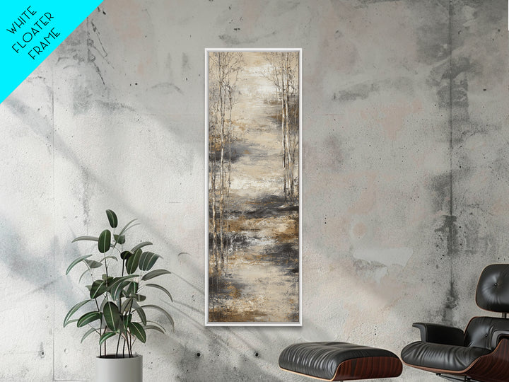 Misty Forest with Refined Calm Atmosphere Canvas Print, Hotel Art, Travel Poster, Hotel Decor, Fine Art, Boutique, HOT-1x3-26