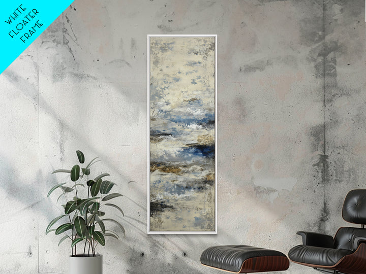 Soft Abstract Wave Forms Framed Canvas Print, Hotel Art, Modern Decor, Hotel Decor, Abstract Art, Boutique, Poster, Wall Decor, HOT-1x3-46