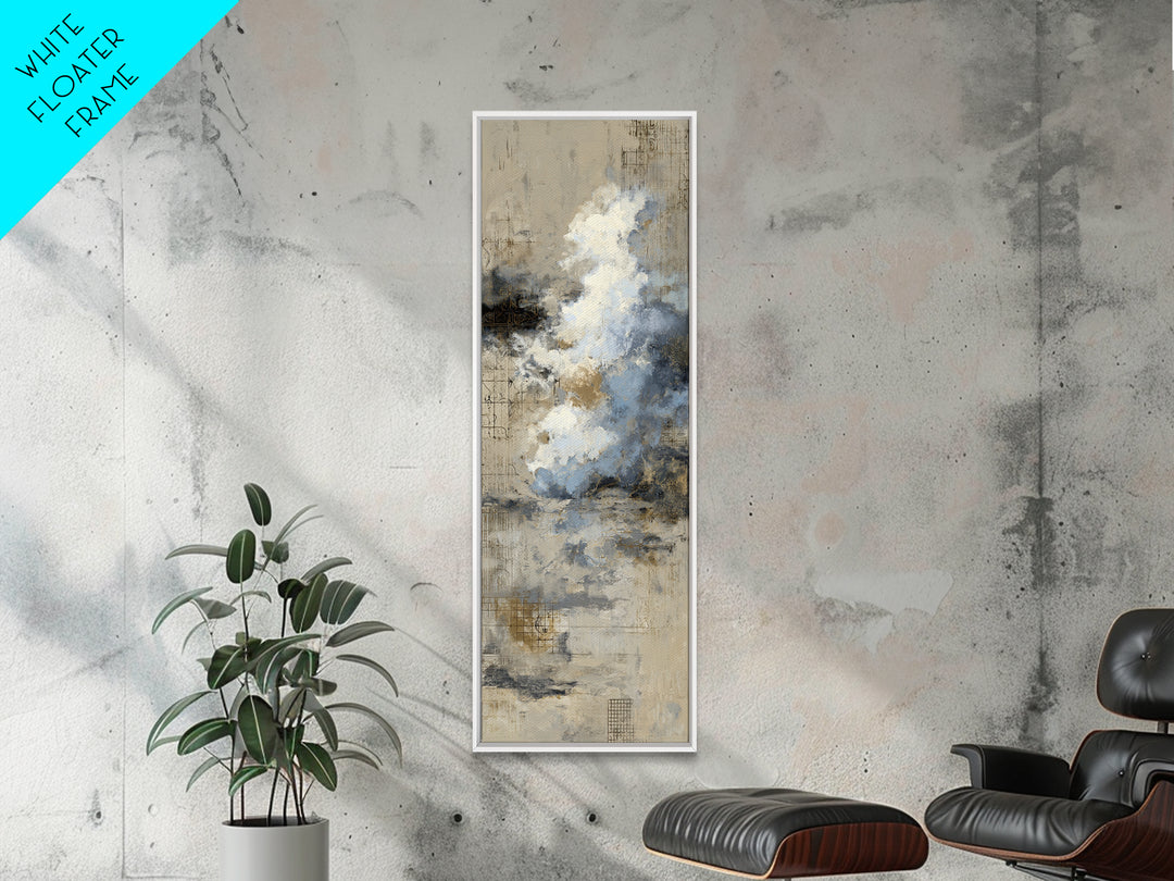Large Cloudscape with Subtle Drama Canvas Print, Hotel Art, Fine Art Print, Hotel Decor, Fine Art, Boutique, Wall Decor, HOT-1x3-5