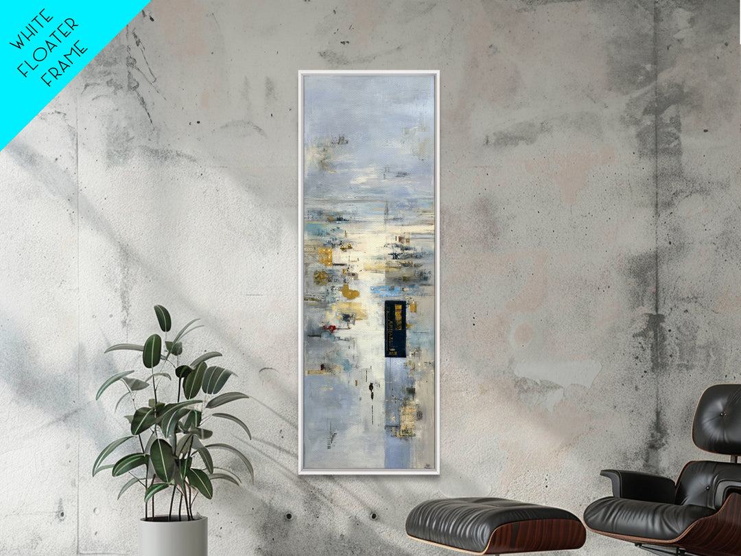 Large Calming Seascape Canvas Print, Hotel Art, City Wall Art, Hotel Decor, Fine Art, Boutique, Minimalist Decor, HOT-1x3-63