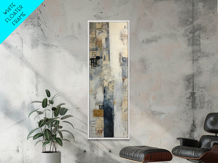 Sophisticated Neutral Abstract Canvas Print, Hotel Art, Mid Century Modern, Hotel Decor, Abstract Art, Boutique, Coastal Decor, HOT-1x3-85