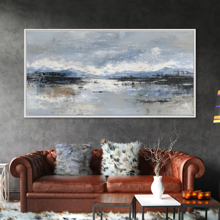 Soft Abstract Wave Forms Canvas Print, Hotel Art, Wall Decor, Hotel Decor, Abstract Art, Boutique, Living Room Decor, HOT-2x1-54