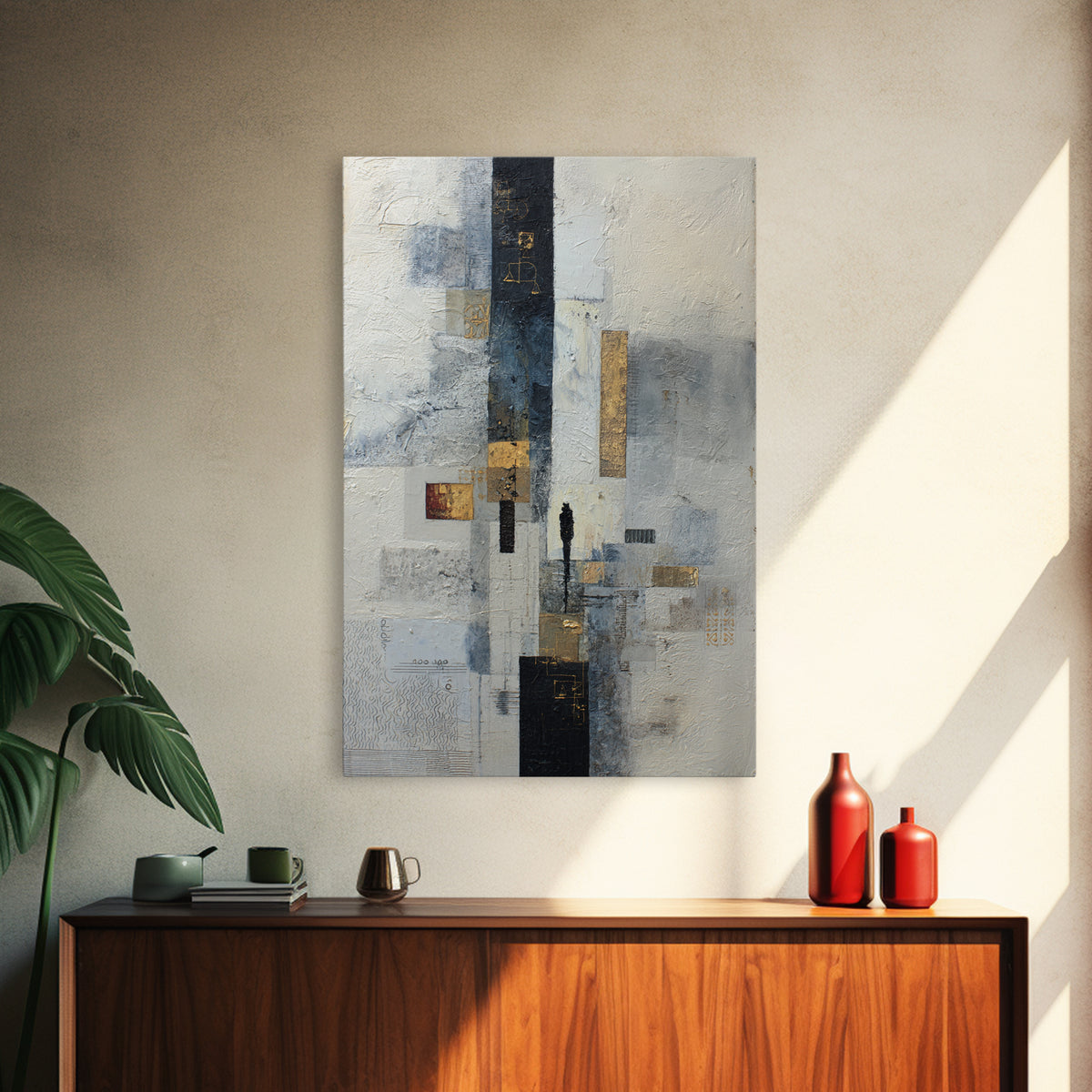 Simple Black Line Figure Canvas Print, Hotel Art, Poster, Hotel Decor, Fine Art, Boutique, Wood Wall Art, Printable Art, HOT-2x3-31