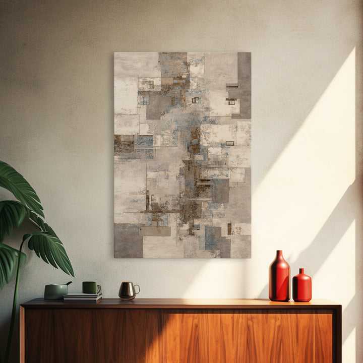 Sophisticated Neutral Abstract Canvas Print, Hotel Art, Coastal Wall Art, Hotel Decor, Fine Art, Boutique, Fine Art Print, HOT-2x3-81