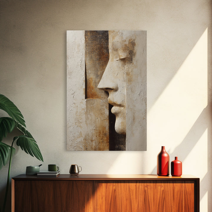 Japanese Ink Landscape Framed Canvas Print, Hotel Art, Hazbin Hotel, Hotel Decor, Fine Art, Boutique, Coastal Wall Art, HOT-2x3-98