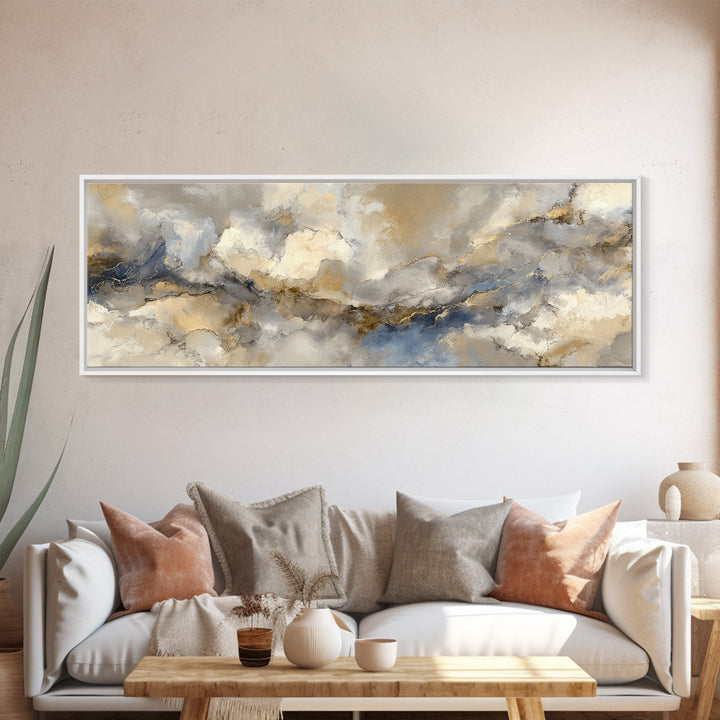 Abstract Marble Texture Canvas Print, Hotel Art, Beach House Decor, Hotel Decor, Abstract Art, Boutique, Contemporary Art, HOT-3x1-11