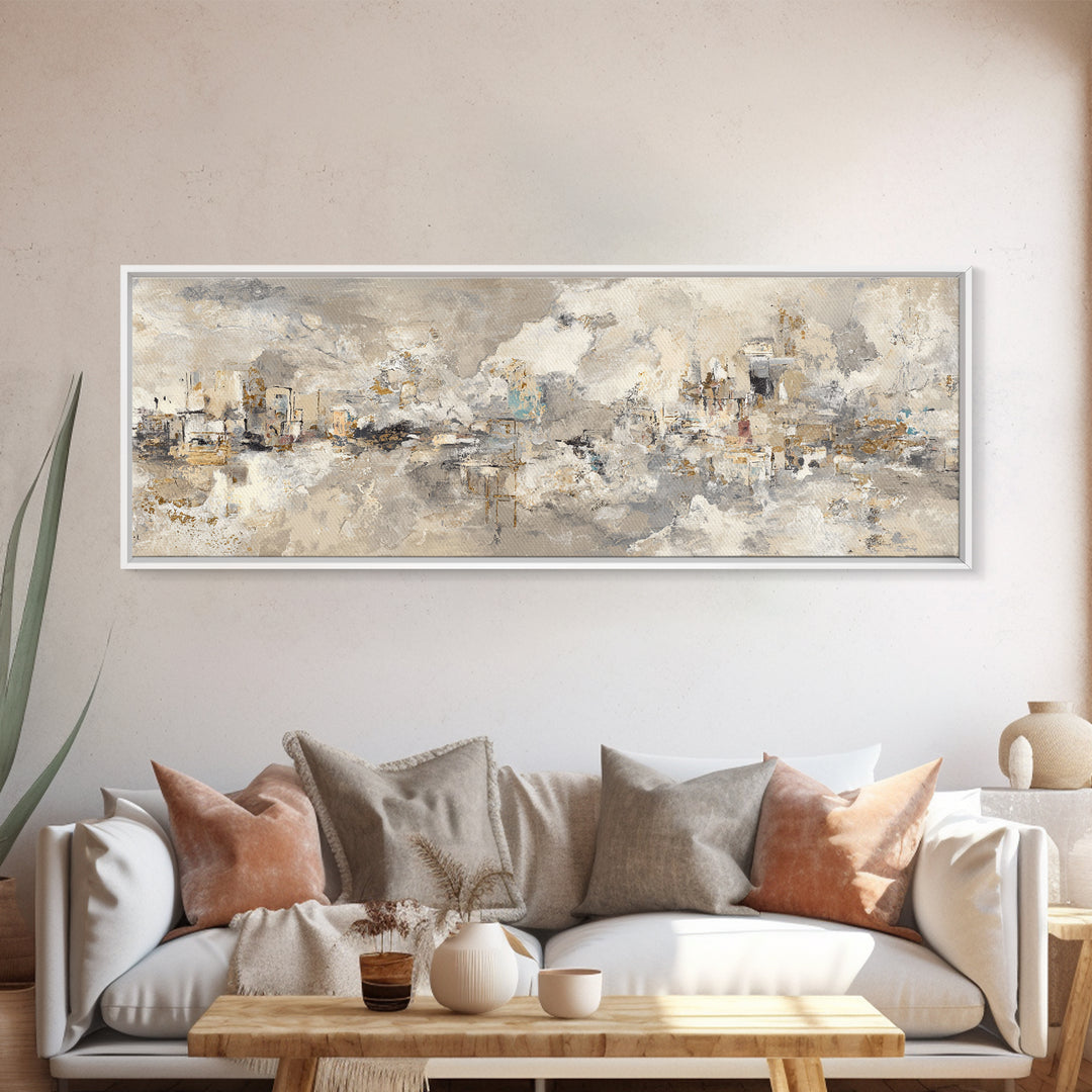 Abstract Marble Texture Canvas Print, Hotel Art, Mid Century Modern, Hotel Decor, Abstract Art, Boutique, Coastal Decor, HOT-3x1-83