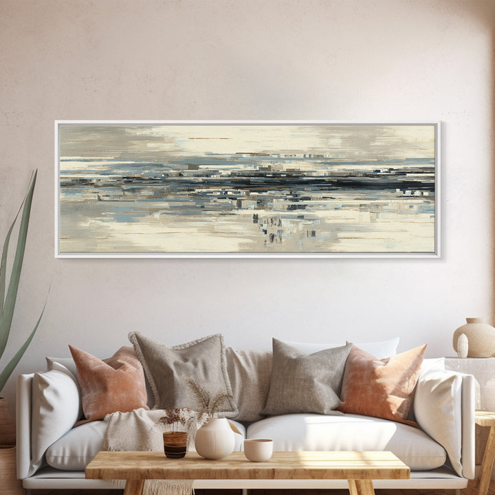 City Map Abstract Lines Without Readable Labels Canvas Print, Hotel Art, Wall Art, Hotel Decor, Abstract Art, Boutique, HOT-3x1-88