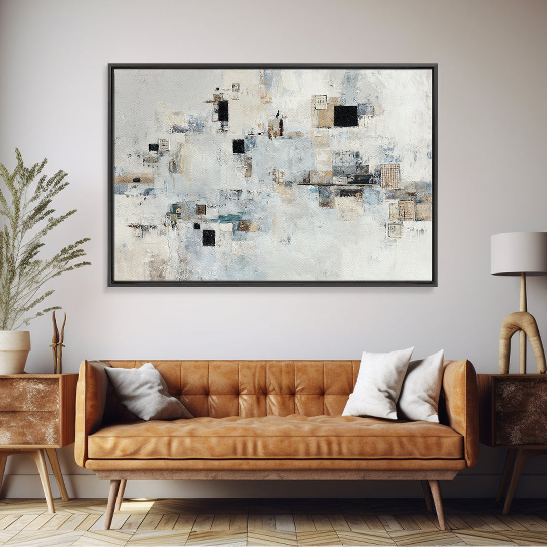 Abstract Marble Texture Framed Canvas Print, Hotel Art, Gallery Wall Set, Hotel Decor, Fine Art, Boutique, Textured Painting, HOT-3x2-23