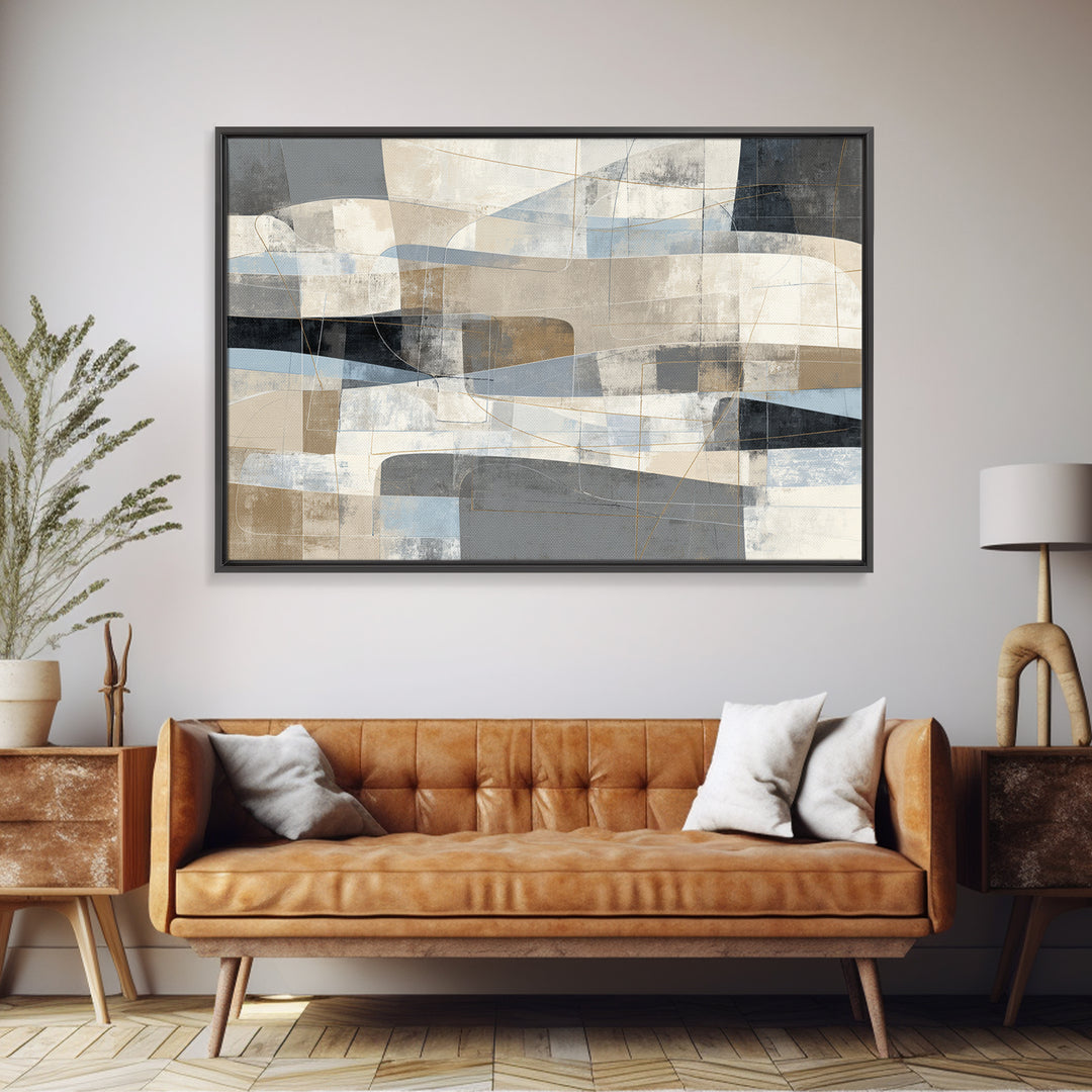 City Map Abstract Lines Without Readable Labels Canvas Print, Hotel Art, Beach Prints, Hotel Decor, Fine Art, Boutique, HOT-3x2-52