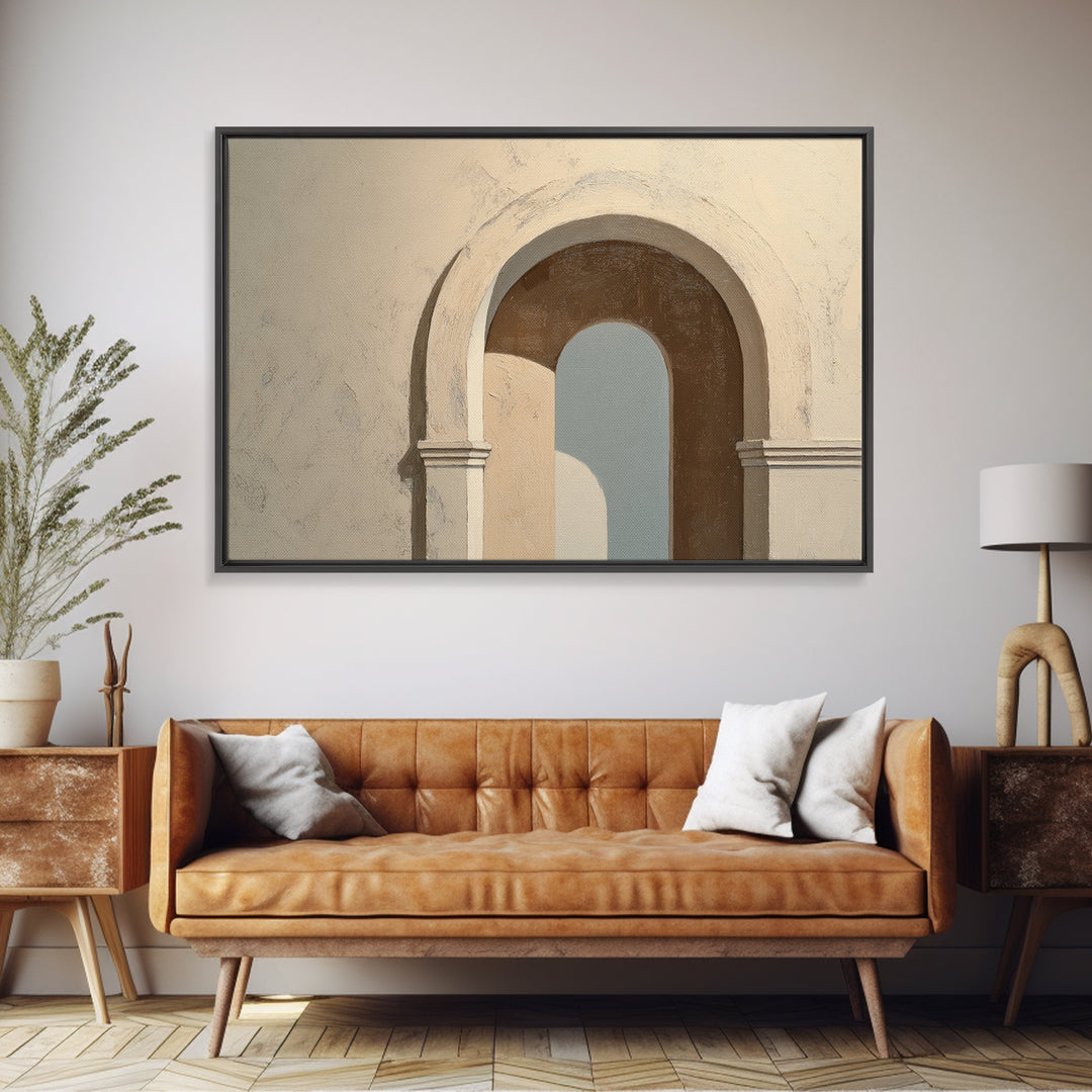 Minimal Architectural Arch Study Canvas Print, Hotel Art, Room Decor, Hotel Decor, Fine Art, Boutique, Art Print, Hazbin Hotel, HOT-3x2-56