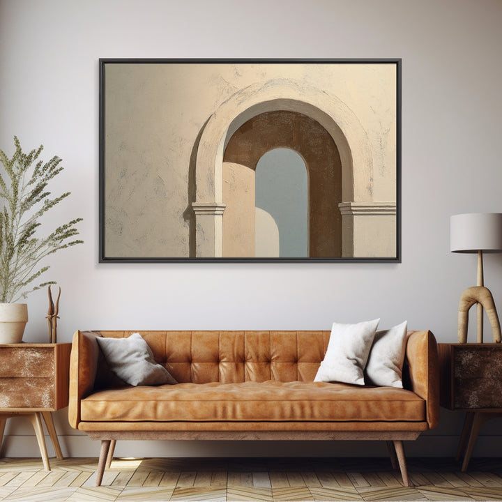 Minimal Architectural Arch Study Canvas Print, Hotel Art, Room Decor, Hotel Decor, Fine Art, Boutique, Art Print, Hazbin Hotel, HOT-3x2-56