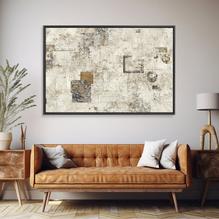 Abstract Marble Texture Framed Canvas Print, Hotel Art, Beach House Decor, Hotel Decor, Abstract Art, Boutique, HOT-3x2-71