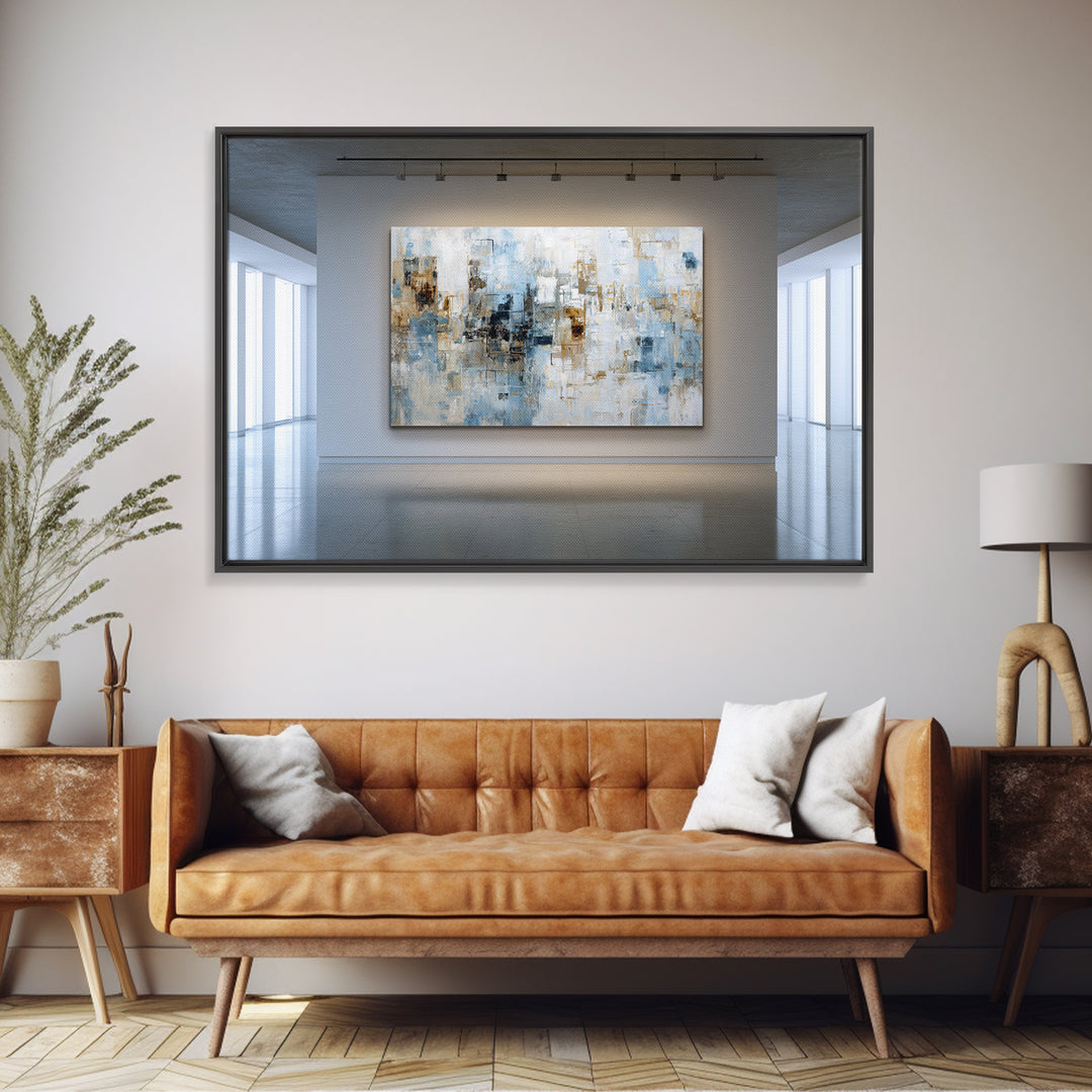 City Map Abstract Lines Without Readable Labels Canvas Print, Hotel Art, Luxury Decor, Hotel Decor, Abstract Art, Boutique, HOT-3x2-76
