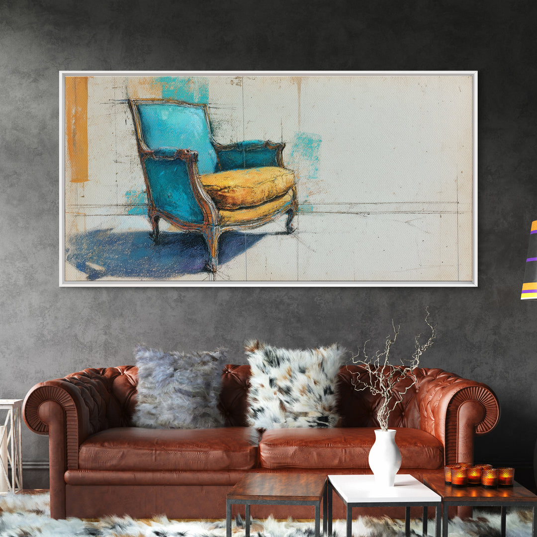 Braided Hairstyle Study Framed Canvas Print, Hair Salon Art, Art, Living Room Decor, Fine Art, Style, Black Art Prints, HSA-2x1-7