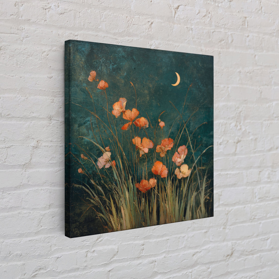 Dancers Suggested by Soft Moving Brushwork Canvas Print, Impressionist Art, Horizontal Wall Art, Living Room Decor, Impression, IMP-1x1-15