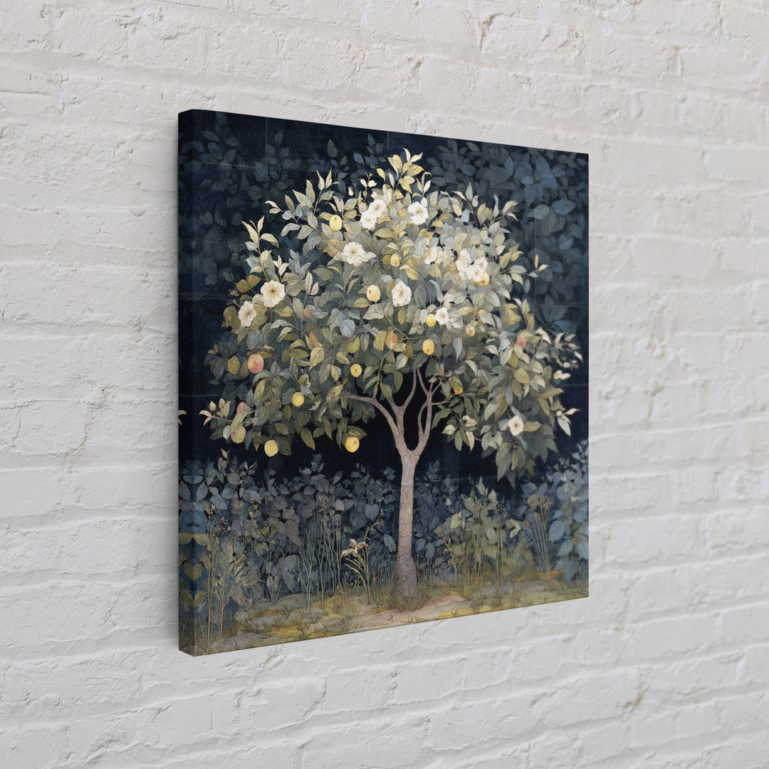 Apple Tree in Summer Orchard Canvas Print, Impressionist Art, Gallery Decor, Living Room Decor, Fine Art, Impression, IMP-1x1-17