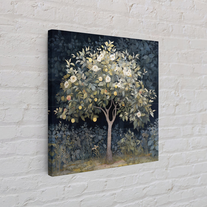 Apple Tree in Summer Orchard Canvas Print, Impressionist Art, Gallery Decor, Living Room Decor, Fine Art, Impression, IMP-1x1-17