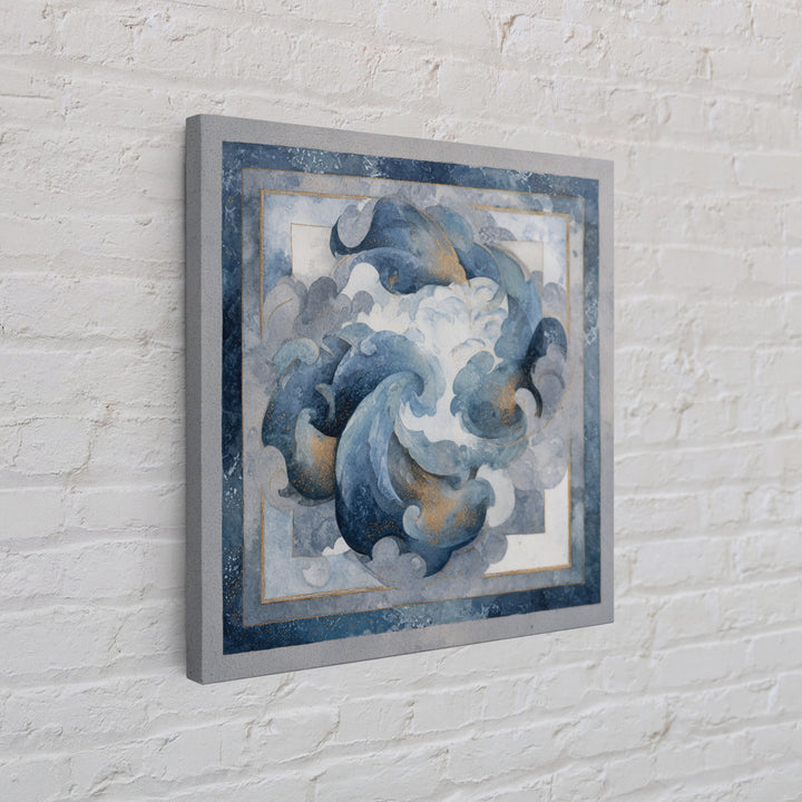 Dancers Suggested by Soft Moving Brushwork Canvas Print, Impressionist Art, Abstract Painting, Living Room Decor, Impression, IMP-1x1-39