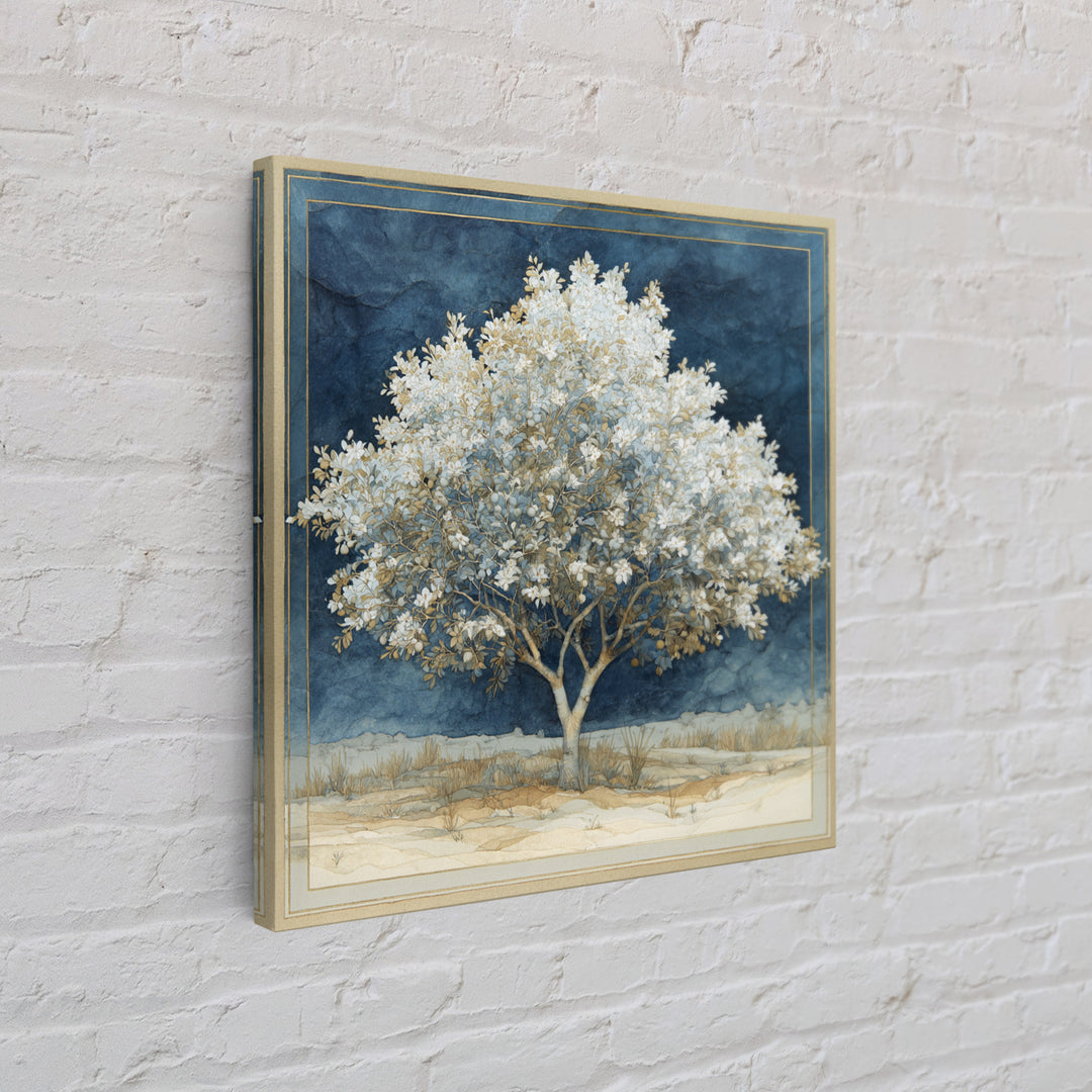 Apple Tree in Summer Orchard Canvas Print, Impressionist Art, Contemporary Art, Living Room Decor, Fine Art, Impression, IMP-1x1-89