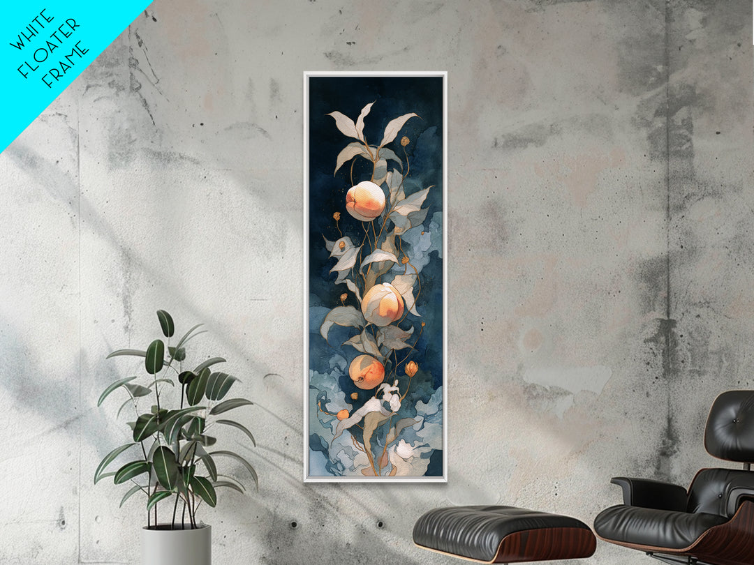 Still Life of Peaches Canvas Print, Impressionist Art, Modern Wall Art, Living Room Decor, Impression, Living Room Art, IMP-1x3-11