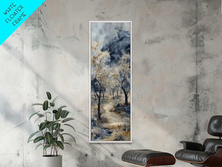 Spring Orchard with Blossoming Trees Canvas Print, Impressionist Art, Neutral Decor, Living Room Decor, Fine Art, Impression, IMP-1x3-18