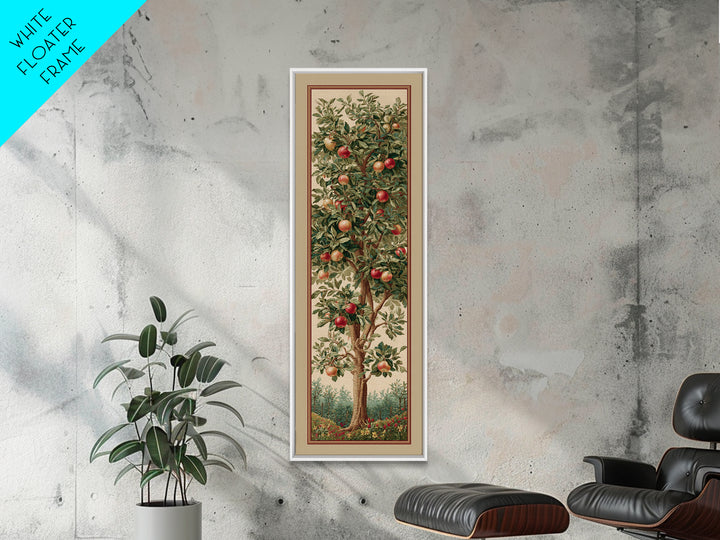 Apple Tree in Summer Orchard Framed Canvas Print, Impressionist Art, Textured Painting, Living Room Decor, Fine Art, Impression, IMP-1x3-29