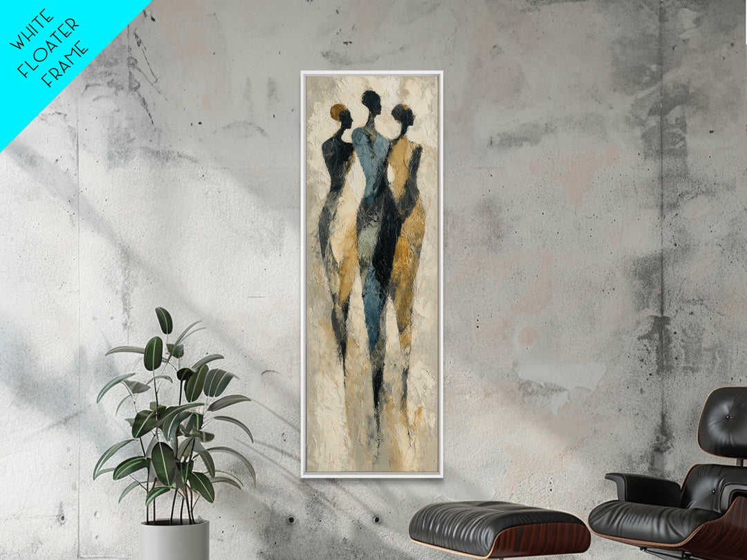 Dancers Suggested by Soft Moving Brushwork Canvas Print, Impressionist Art, Original Art, Living Room Decor, Impression, IMP-1x3-3