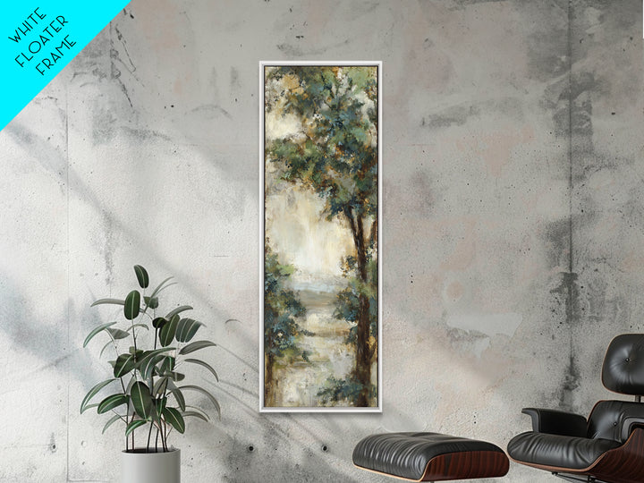 Apple Tree in Summer Orchard Framed Canvas Print, Impressionist Art, Textured Painting, Living Room Decor, Fine Art, Impression, IMP-1x3-53
