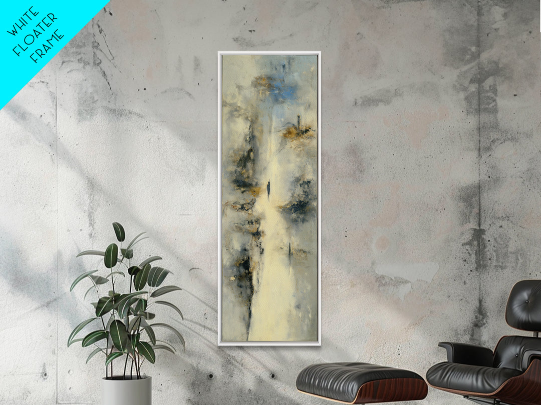 Dancers Suggested by Soft Moving Brushwork Canvas Print, Impressionist Art, Neutral Decor, Living Room Decor, Impression, IMP-1x3-75