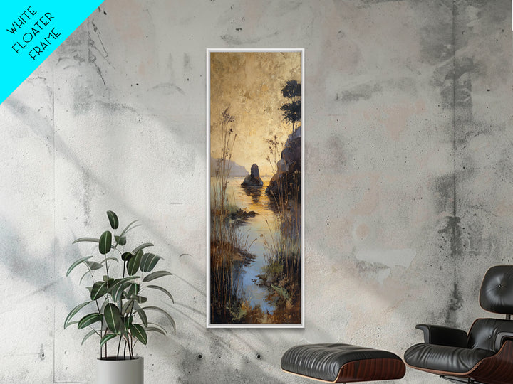 Haystacks Glowing at Golden Hour Canvas Print, Impressionist Art, Gallery Wall Art, Living Room Decor, Fine Art, Impression, IMP-1x3-88