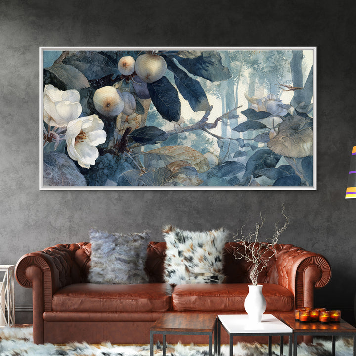 Apple Tree in Summer Orchard Canvas Print, Impressionist Art, Textured Wall Art, Living Room Decor, Fine Art, Impression, IMP-2x1-61