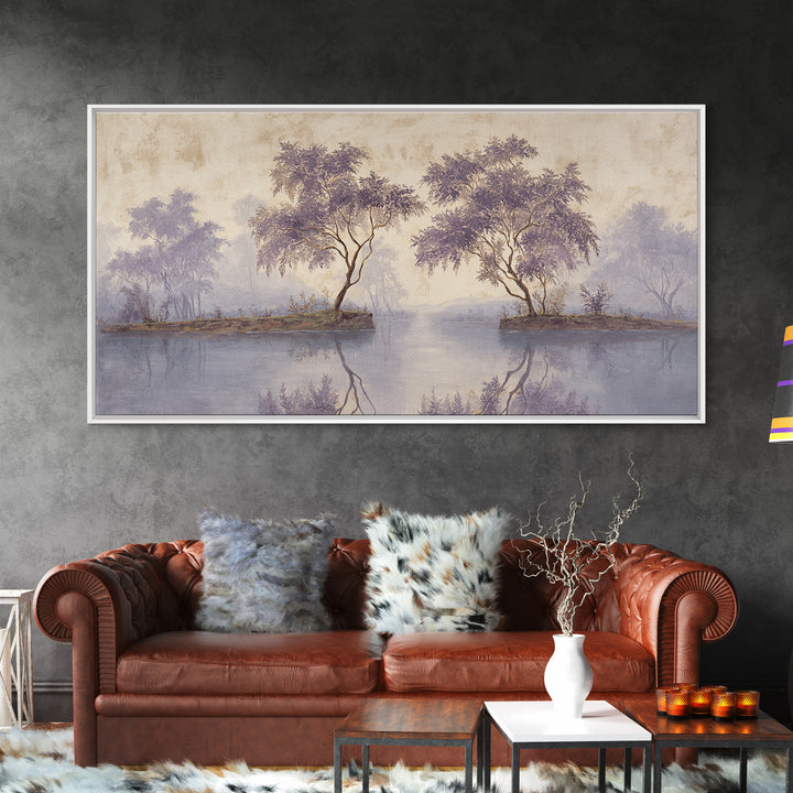Garden Path Covered Canvas Print, Impressionist Art, Living Room Decor, Oil Painting, Impression, Abstract Painting, IMP-2x1-94