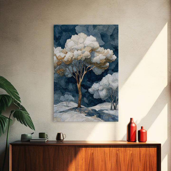 Apple Tree in Summer Orchard Canvas Print, Impressionist Art, Living Room Decor, Fine Art, Impression, Landscape Art, IMP-2x3-49