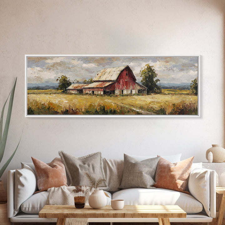 Country Lane with Flickering Sunlight Canvas Print, Impressionist Art, Modern Decor, Living Room Decor, Fine Art, Impression, IMP-3x1-14