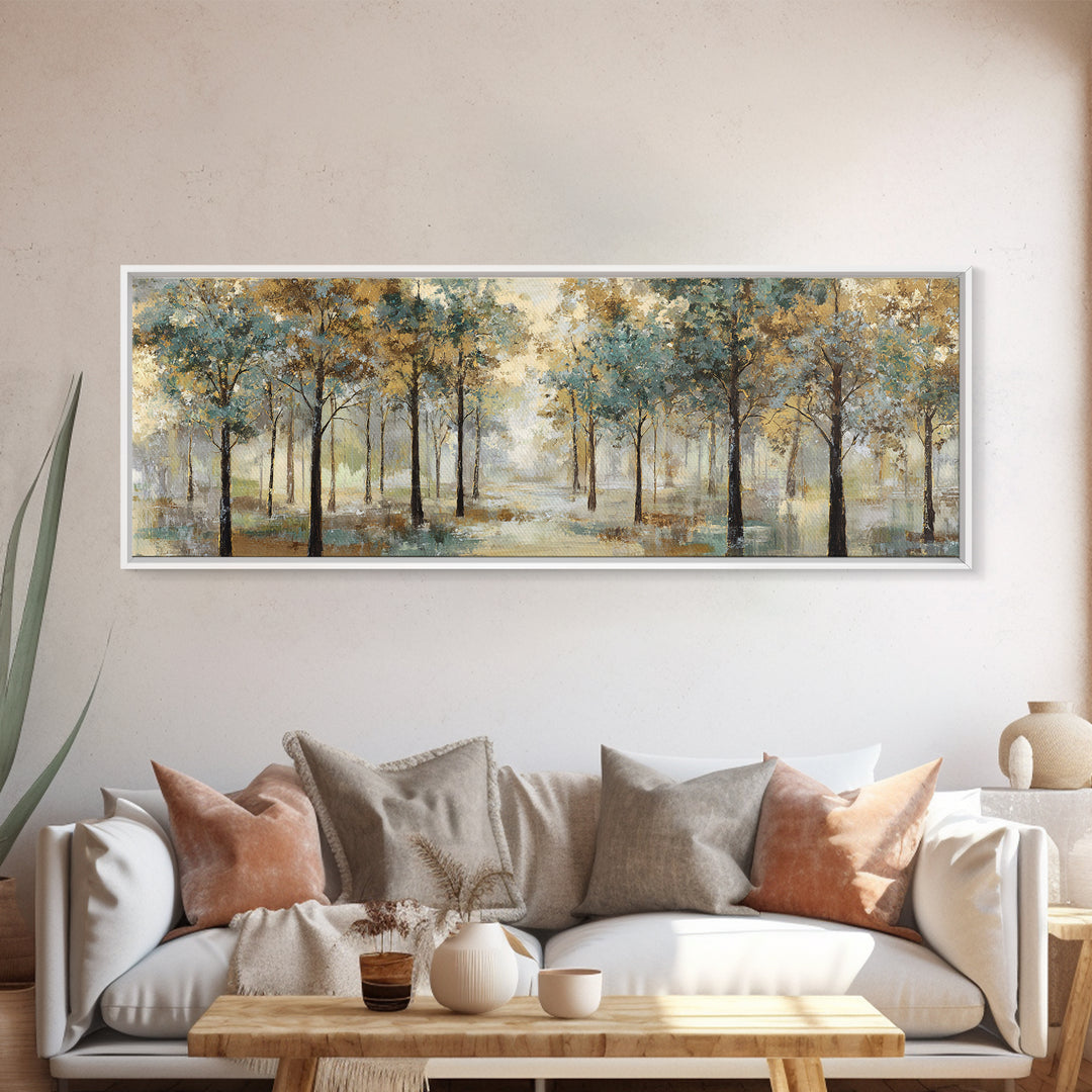 Garden Path Covered Canvas Print, Impressionist Art, Coastal Wall Art, Living Room Decor, Watercolor Art, Impression, IMP-3x1-66
