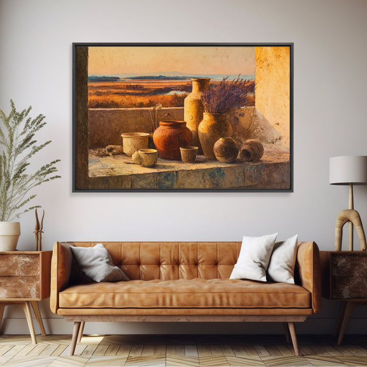 Sunset over Lavender Field Canvas Print, Impressionist Art, Coastal Wall Art, Living Room Decor, Fine Art, Impression, IMP-3x2-66