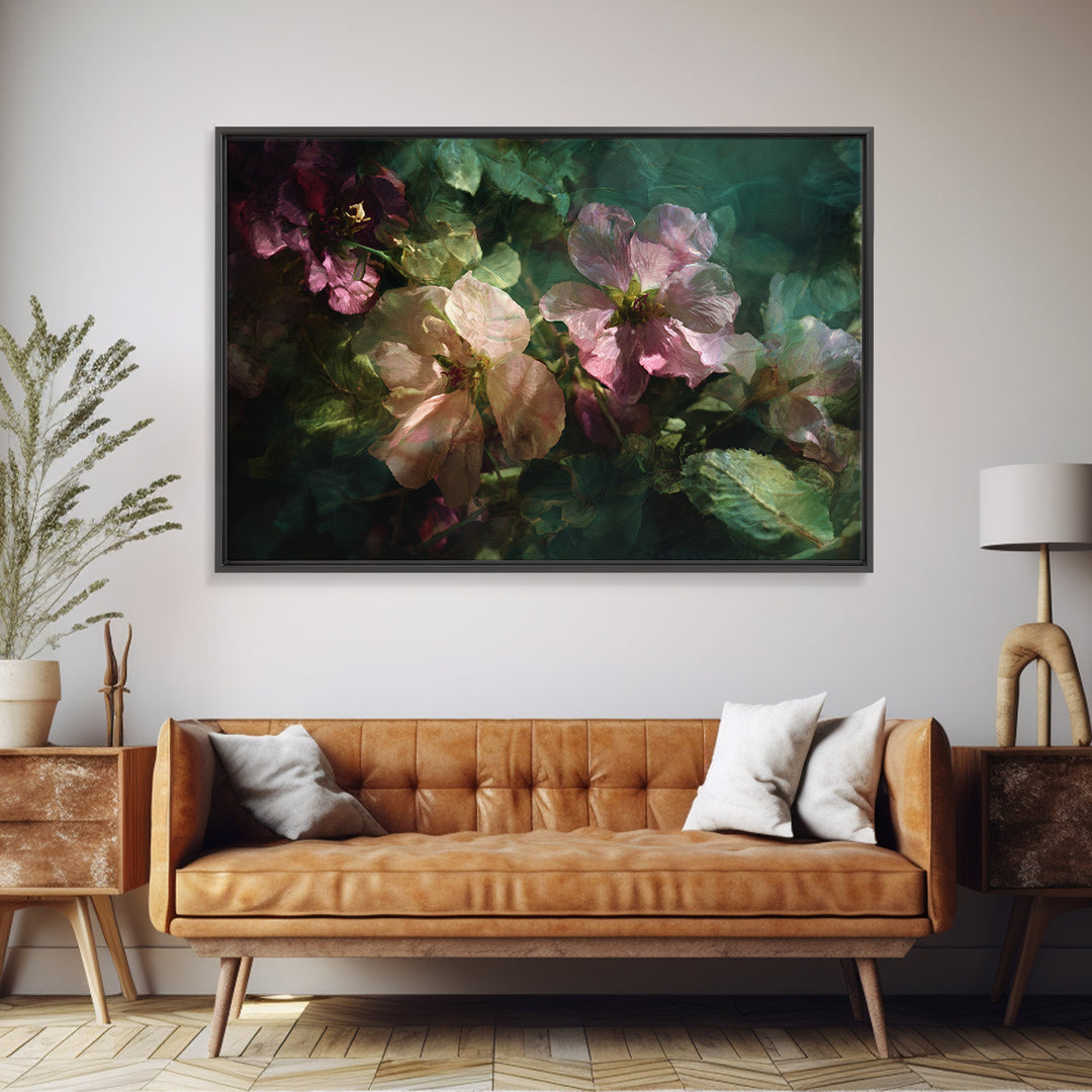 Caf Table with Flowers and Morning Light Canvas Print, Impressionist Art, Gallery Wall Art, Living Room Decor, Impression, IMP-3x2-86